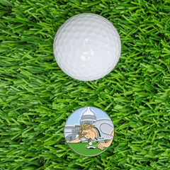 Metal Magnetic Golf Ball Markers with Hat Clips - Perfect Golfer Gift