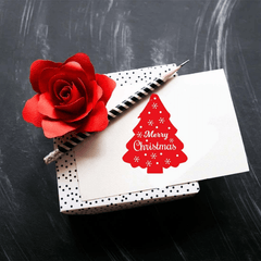 60pcs Christmas Envelope Seal Stickers 5 Christmas Tree Labels Merry Christmas