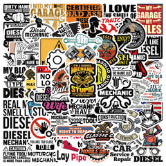 50 Cartoon Decals for Laptops Water Bottles DIY Decorations