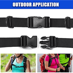 Nylon Bag Strap Portable Backpack Chest Strap Travel Accessories