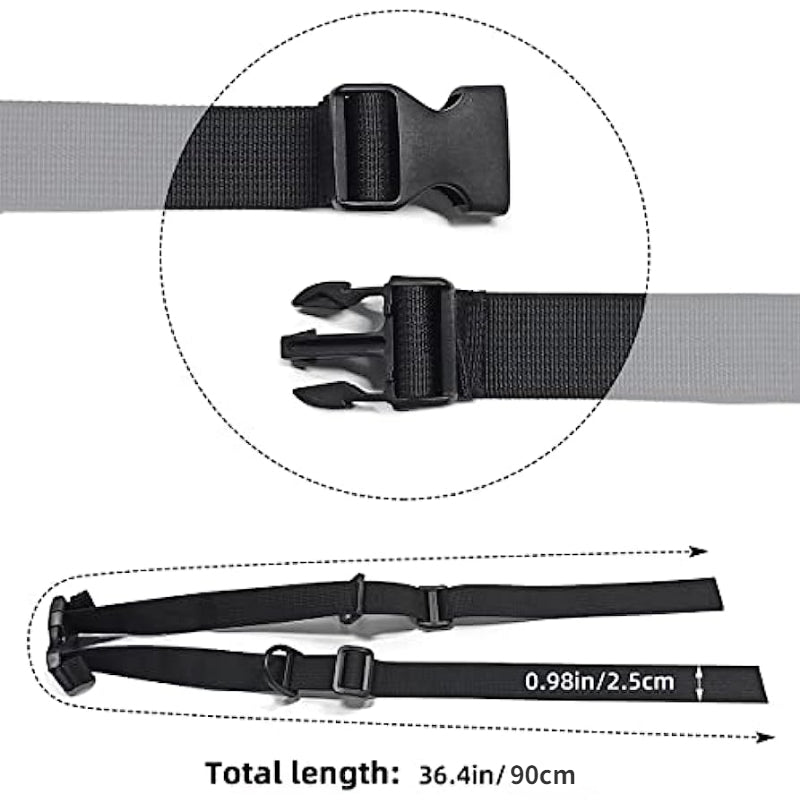 Nylon Bag Strap Portable Backpack Chest Strap Travel Accessories
