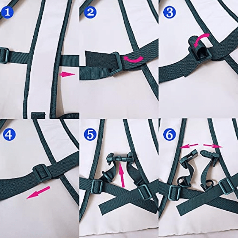 Nylon Bag Strap Portable Backpack Chest Strap Travel Accessories
