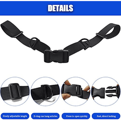 Nylon Bag Strap Portable Backpack Chest Strap Travel Accessories