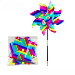 Reflective Pinwheels for Garden Decor Extra Sparkly Pinwheels for Kids