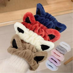 Bath Headband & Wristband Set for Spa & Skin Care