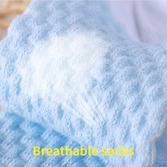 5 Pairs Girls Candy Cotton Crew Socks Breathable Baby Infant Toddlers Socks