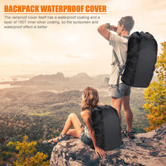 Waterproof Backpack Cover for Camping Travel