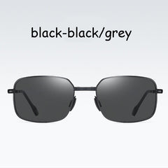 Men's Metal Polarized Sunglasses with Case