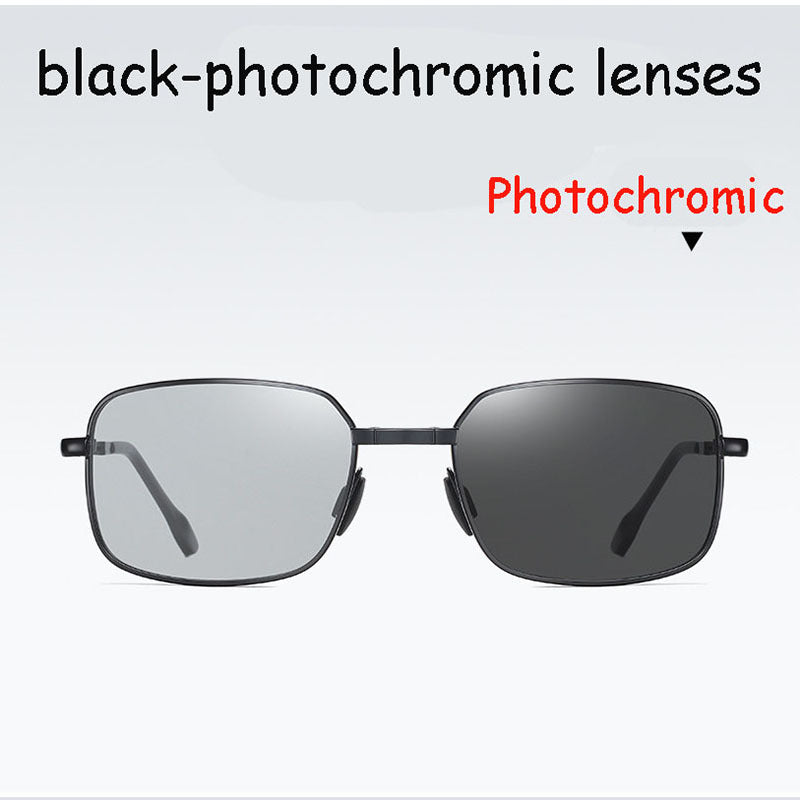 Men's Metal Polarized Sunglasses with Case