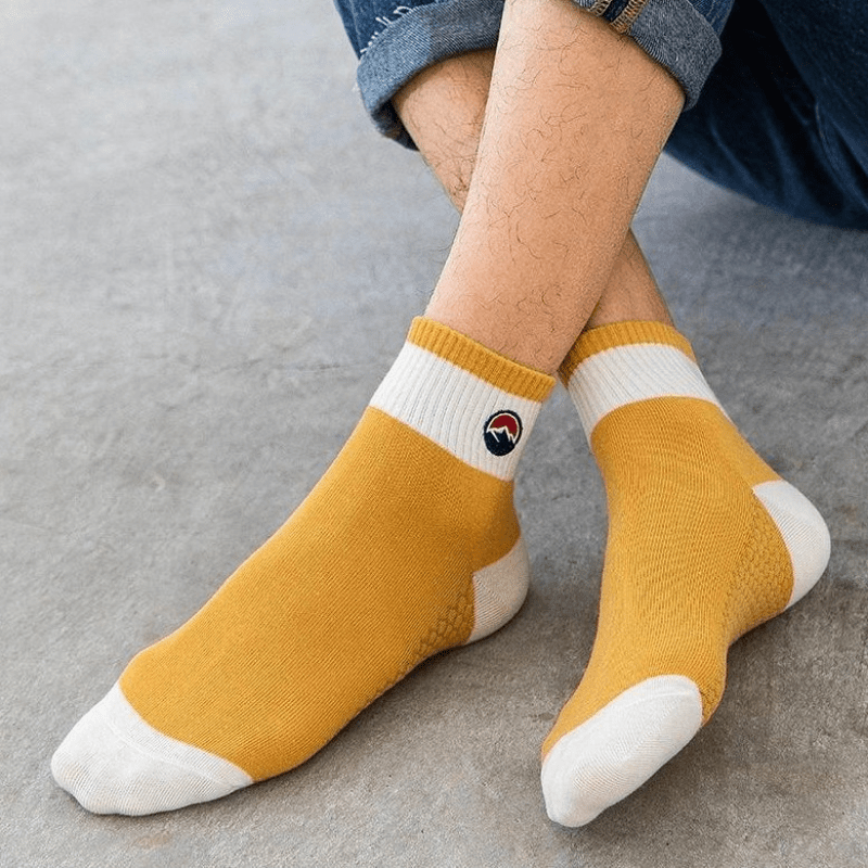6pcs Men's Sports Socks - Deodorizing & Sweat Absorbing