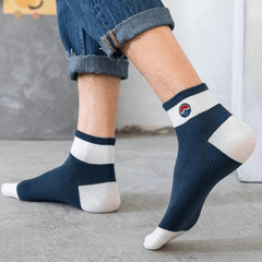 6pcs Men's Sports Socks - Deodorizing & Sweat Absorbing