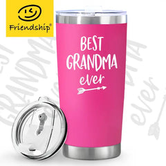 Grandma Stainless Steel Gift Cup Christmas Present Coffee Mug