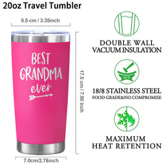 Grandma Stainless Steel Gift Cup Christmas Present Coffee Mug
