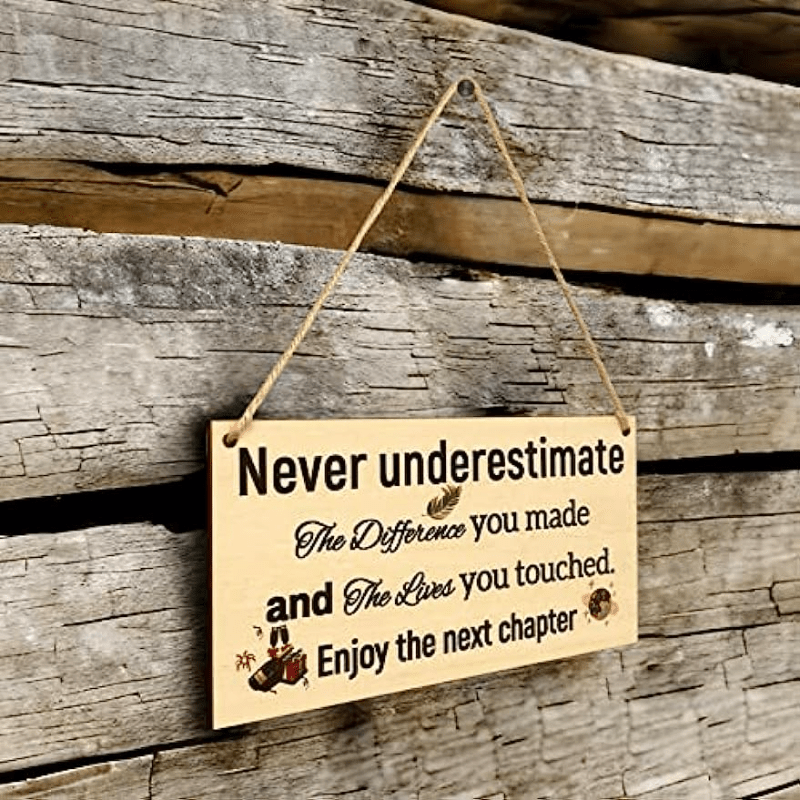 Retirement Farewell Hanging Signs for Home Office