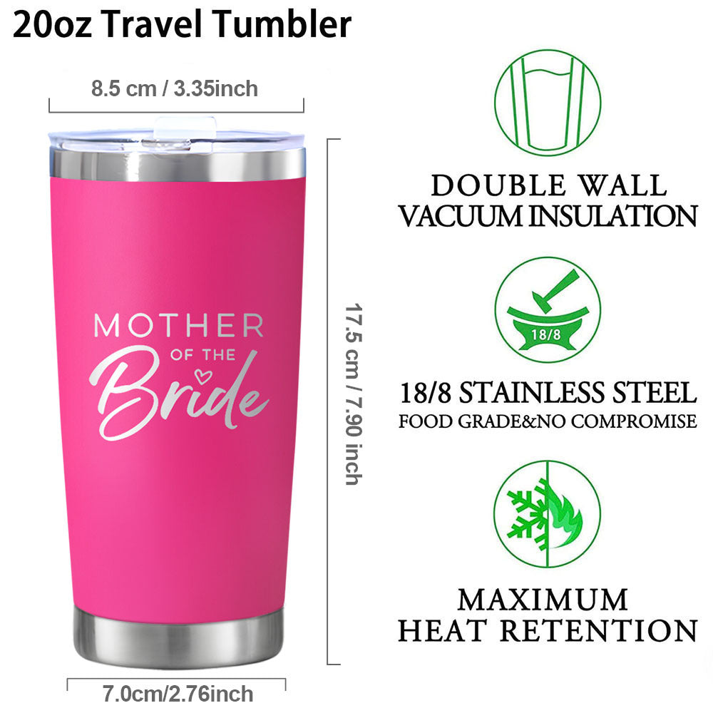 Bride Stainless Steel Coffee Mug - Perfect Gift for Christmas or Anniversary