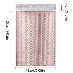 10pcs Rose Golden Co extrusion Film Matte PET Packaging Bubble Envelope Foam Bag