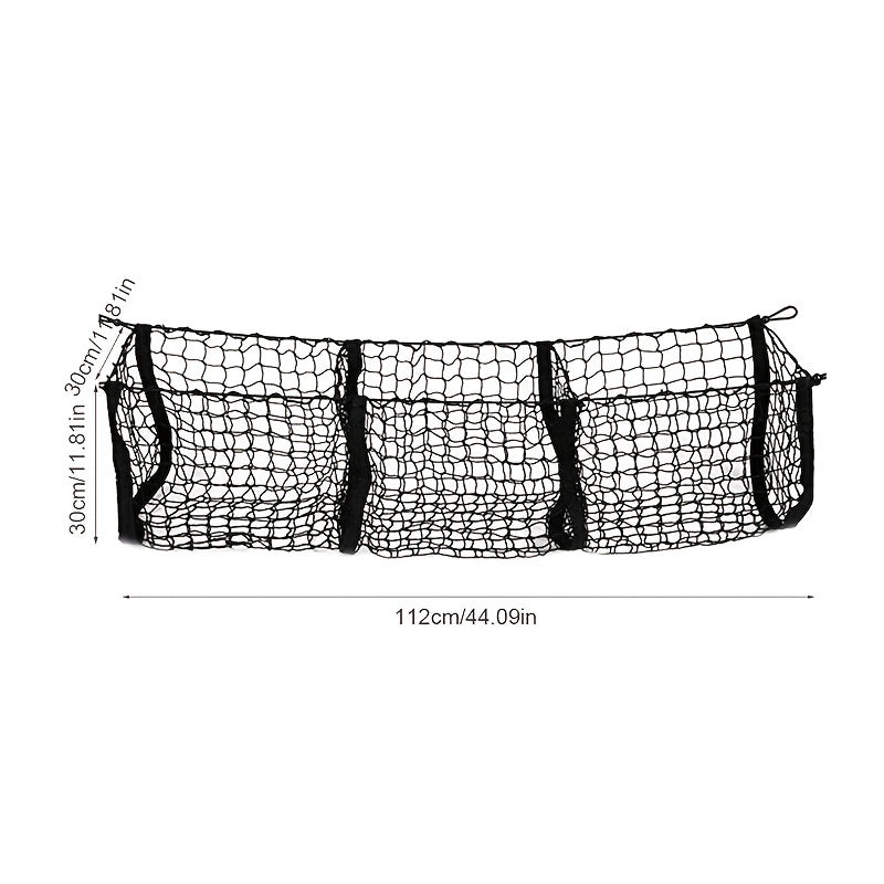 Universal 3 Pocket Storage Net for Trucks & SUVs