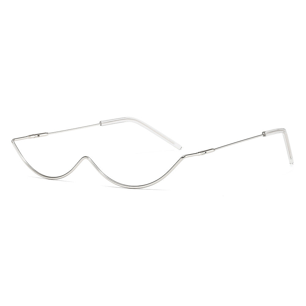 Rhinestone Glasses Frame Sparkle Party Club Lensless Glasses