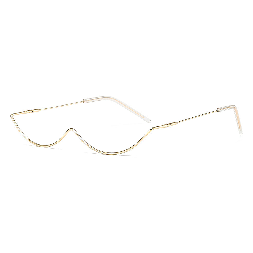 Rhinestone Glasses Frame Sparkle Party Club Lensless Glasses
