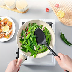 3pcs Silicone Kitchen Utensils Set Spatula Spoon Colander Kitchen Gadgets