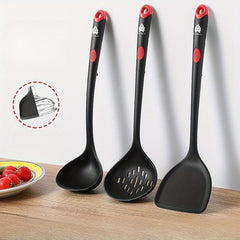 3pcs Silicone Kitchen Utensils Set Spatula Spoon Colander Kitchen Gadgets