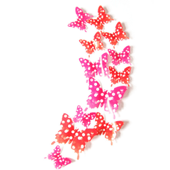 12pcs 3D Butterfly Wall Sticker for Wedding TV Background & Living Room