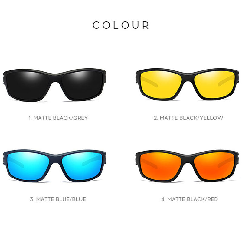 Men's Polarized Night Vision Sunglasses with Case