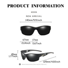 Men's Polarized Night Vision Sunglasses with Case