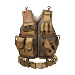 Camouflage Tactical Vest Wear-resistant Nylon for Outdoor Survival