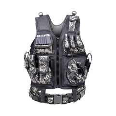Camouflage Tactical Vest Wear-resistant Nylon for Outdoor Survival