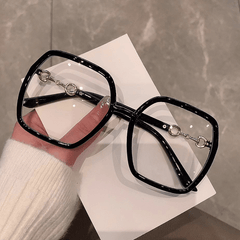Light Blocking Office Reading Glasses Women Men Clear Lens Glasses