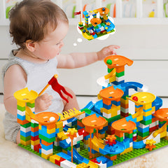 Marble Maze with Funnel Slide Blocks - Perfect Gift for Kids