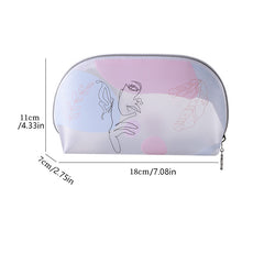 Figure Graphic Makeup Bag Portable Adorable Toiletry Bag For Girls And Women