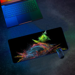 Abstract Painting Mouse Pad with Cup Pad