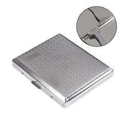 18pcs Printed Metal Cigarette Case Anti Pressure Storage Box For Men