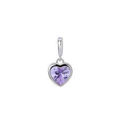 Heart Shape 12 Birthday Stone Pendant Necklace for Women Girls
