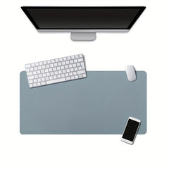 Large Faux Leather Mouse Pad Waterproof Desk Pad Non-slip Washable