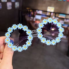 Sweet Daisy Round Sunglasses UV Protection for Kids