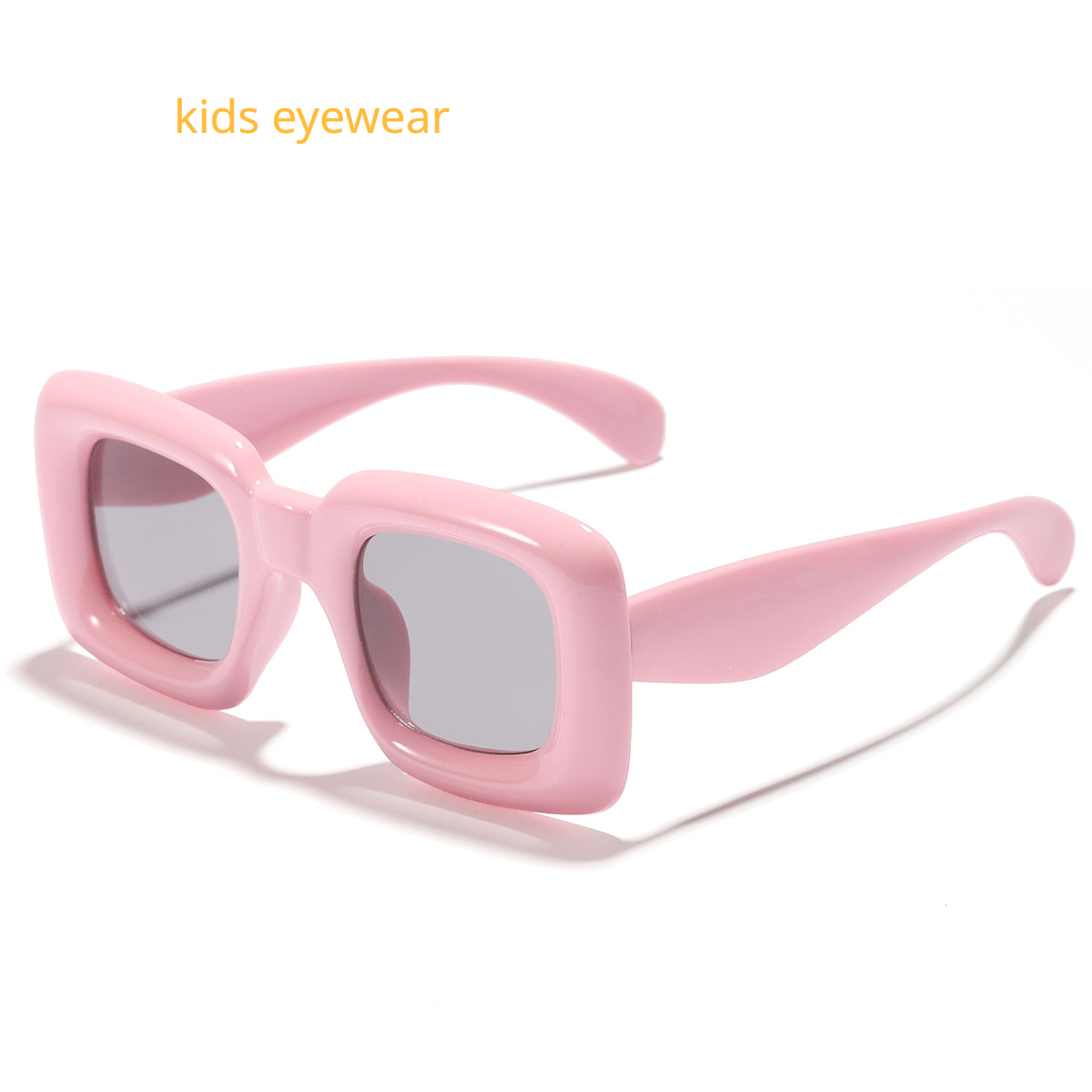 Kids Cartoon Square Sunglasses UV Protection with Case