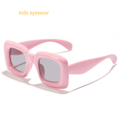 Kids Cartoon Square Sunglasses UV Protection with Case