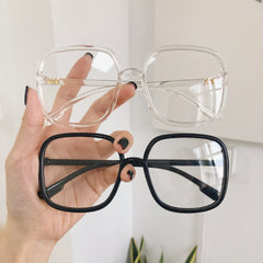 Oversized Square Frame Light Blocking Glasses