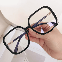 Oversized Square Frame Light Blocking Glasses