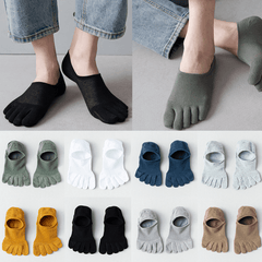 Moisture Wicking Breathable Toe Socks with Hollow Mesh