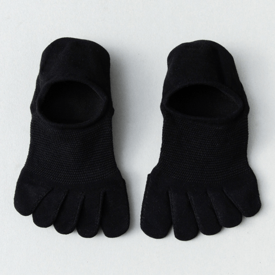 Moisture Wicking Breathable Toe Socks with Hollow Mesh