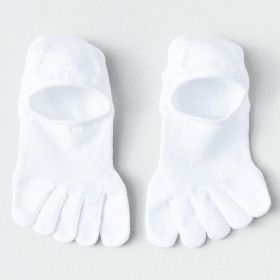 Moisture Wicking Breathable Toe Socks with Hollow Mesh