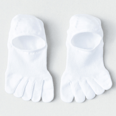 Moisture Wicking Breathable Toe Socks with Hollow Mesh