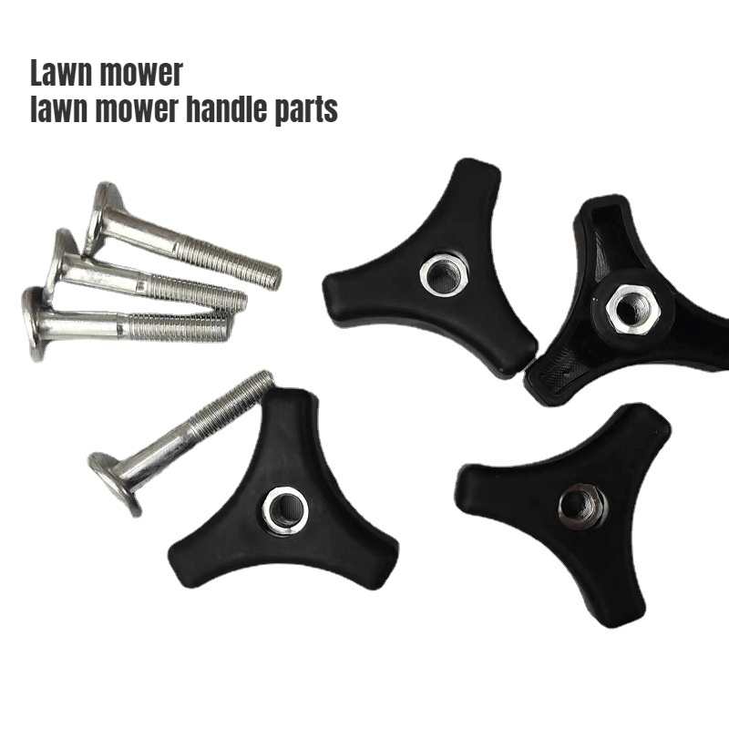 Triangular Knob Nuts & Bolts for Lawn Mower Handle Parts