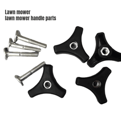 Triangular Knob Nuts & Bolts for Lawn Mower Handle Parts
