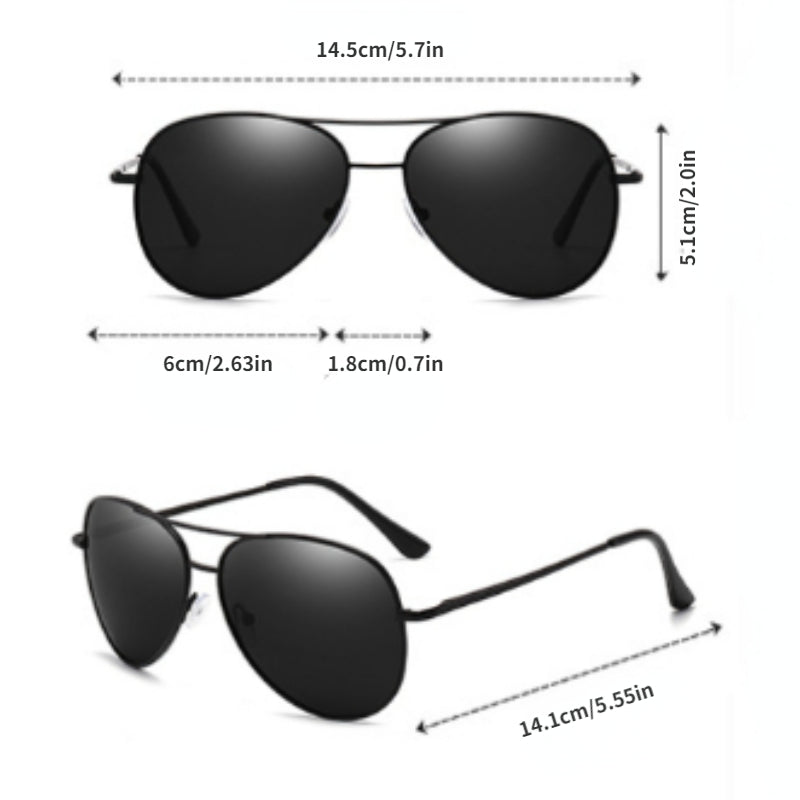 Polarized Sunglasses Men's Driving Glasses with Case
