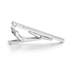 4pcs Set Men's Business Copper Tie Clip - Golden & Silver - Size 5.79x2.49x0